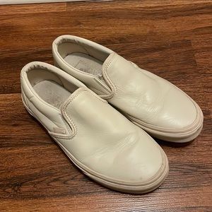 Very worn slip on vans